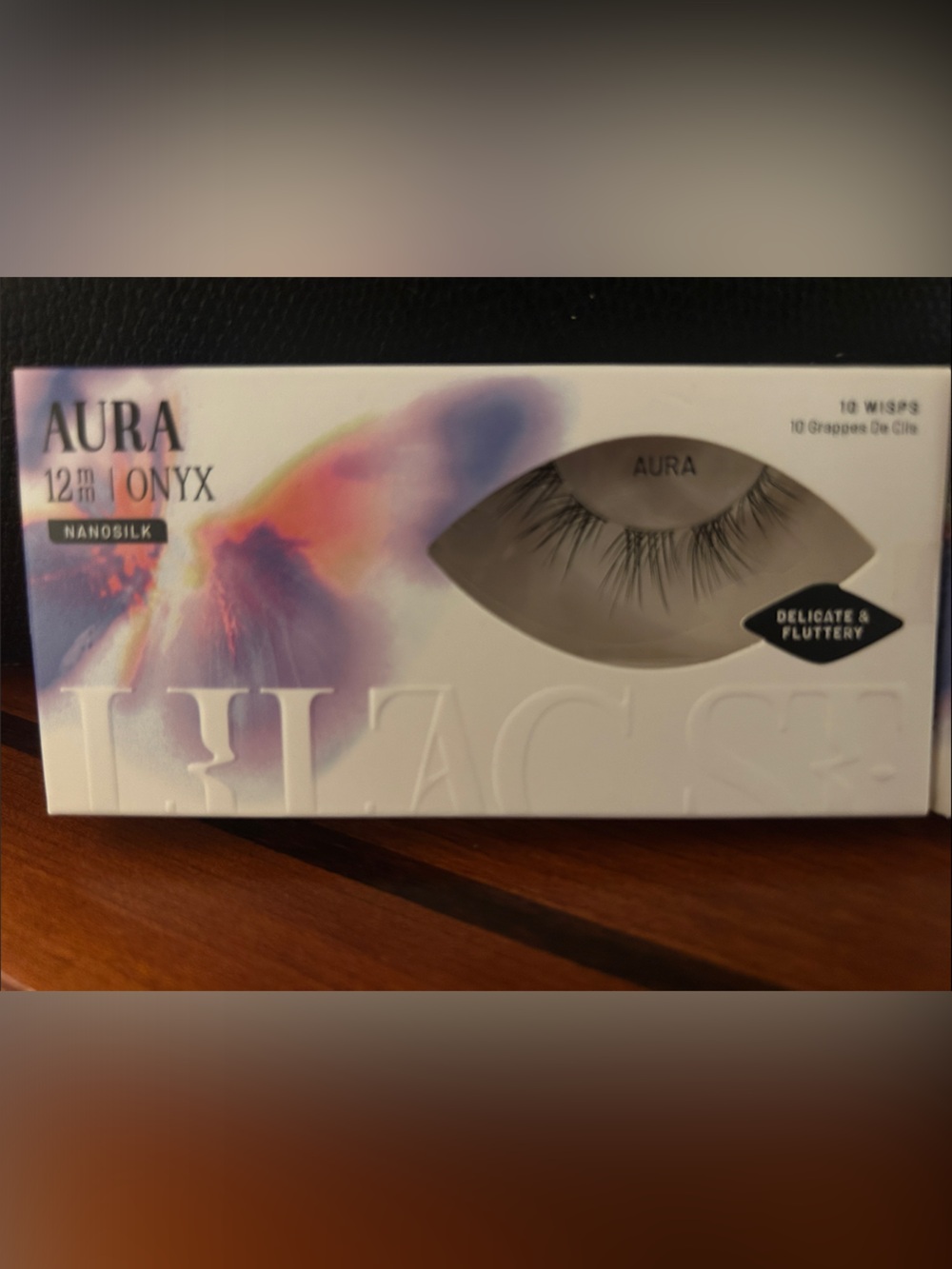 Aura Onyx False Eyelashes - Black